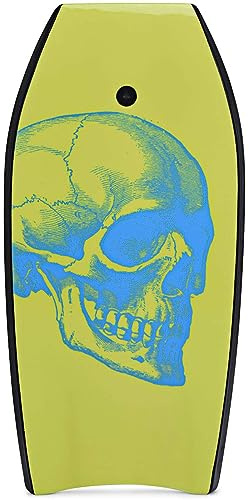 DREAMADE Bodyboard mit 90 cm Sicherheitsleine, bis zu 85kg belastbar, Surfbrett aus XPE & HDPE &EPS, Surfboard für Erwasche & Kinder ab 14, 105x51x6cm
