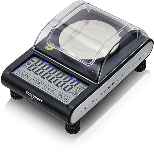 Voltcraft PS-50 Präzisionswaage Wägebereich (max.) 50 g Ablesbarkeit 0.001 g batteriebetrieben, über USB Schwarz