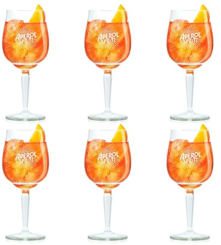 Aperol Spritz Gläser 450 ml - 6 Stück