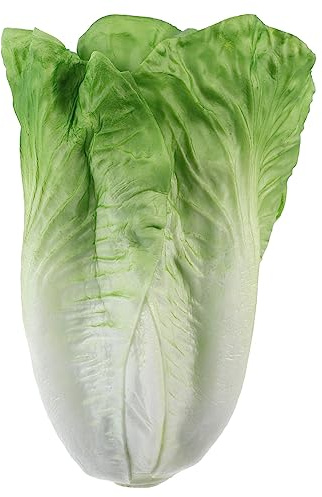 VALICLUD Künstlicher Salatkopf PVC Simulationsgemüse Lebensechte Lebensmitteldeko Für Restaurant Und Fotografie