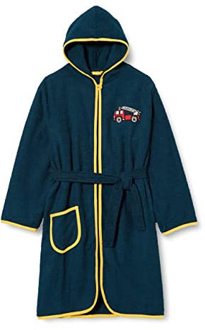 Playshoes Morgenmantel Unisex Kinder,Feuerwehr,122-128
