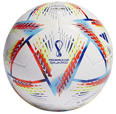 adidas Unisex Al Rihla Training Fußball, White/Panton, 38