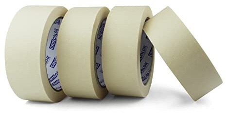 CRINSTON Klebeband Maler - Set Kreppband in Profi-Qualität (36 mm x 40 m, 4 Stück)