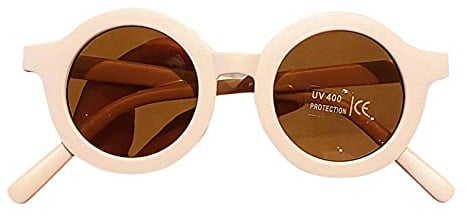 Joyivike Kinder UV400 Polarisierte Sonnenbrille - Retro Rund für Jungen und Mädchen 1-2 Jahre, Babygeschenk oder Tägliche Kollokation