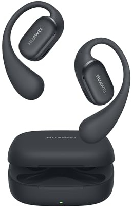 HUAWEI FreeArc Open-Ear-Kopfhörer, Bluetooth-Kopfhörer mit Sterling Sound, optimalen Halt und Komfort，IP57 Wasserdichtigkeit, 28 Stunden Spielzeit, Sport-Kopfhörer, iOS & Android & Windows, Schwarz