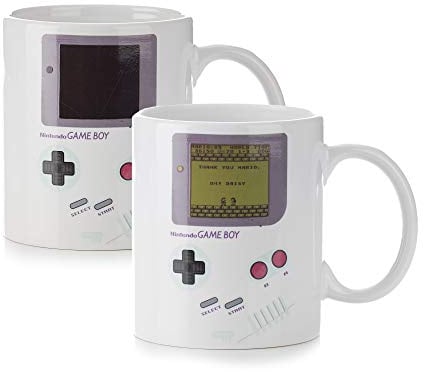 Gameboy Thermoeffekt-Tasse - Offiziell lizenziertes Geschenk für Gamer, Nerds, Nintendo-Fans, Männer & Retro-90er-Jahre-Fans, 290 ml (10 Fl Oz)