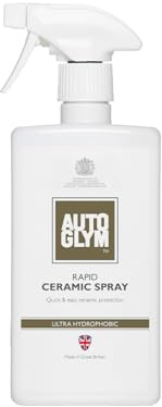 Autoglym Rapid Ceramic Spray, Ultra-hydrophob, 500 ml | Keramik-Sprühwachs zum Schutz des Lacks, Hochglanz, Wasserabperl-Effekt und langanhaltendes Finish