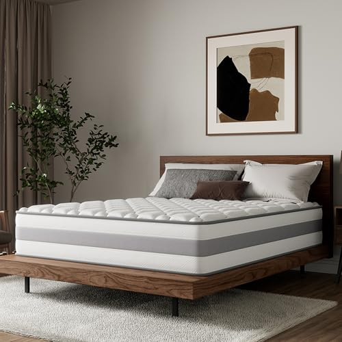 HOMAVO Matratze 180x200 cm 25cm Höhe 7-Zonen Taschenfederkernmatratze Orthopädische Federkernmatratze mit Memory-Schaum Schicht, Härtegrad H3 H4, Öko-Tex & CertiPUR-US Zertifiziert