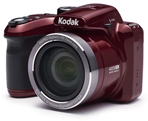 KODAK Pixpro - AZ401 - Digitale Brückenkamera mit 16 Mpixeln - Rot