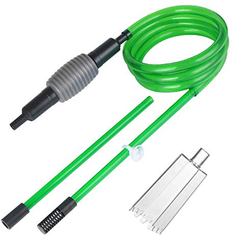 Coolty Aquarium Reiniger, Syphon Fisch Tank Kiesreiniger, Aquarium Wasserwechsler für Wasserwechsel und Filter Sandreinigung