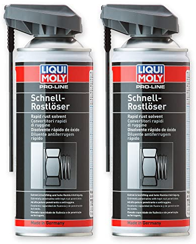 2x LIQUI MOLY 7390 Pro-Line Schnell-Rostlöser Spray Rust Remo