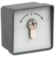 AMZ 1-2T/1, Schlüsselschalter mit PHZ, Zinkgrau/Anthrazit