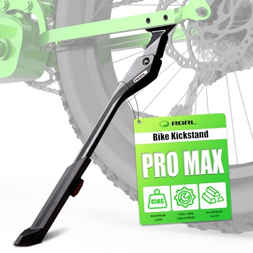 RBRL Fahrradständer mit 40mm Lochabstand, Verstellbarer Fahrrad Ständer aus Aluminiumlegierung, fahrradständer hinterrad für 24-29 Zoll Mountainbikes, Ebike