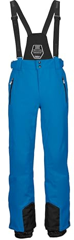 killtec Herren Skihose/Funktionshose mit abnehmbaren Trägern, Kantenschutz und Schneefang Ksw 100 Mn Ski Pnts