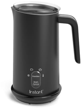 Instant Elektrischer Milchaufschäumer 4 in 1, für kalten, heißen, dünnen oder dicken Milchschaum oder warme Milch für Latte, Cappuccino, heiße Schokolade, Matcha, Latte Art
