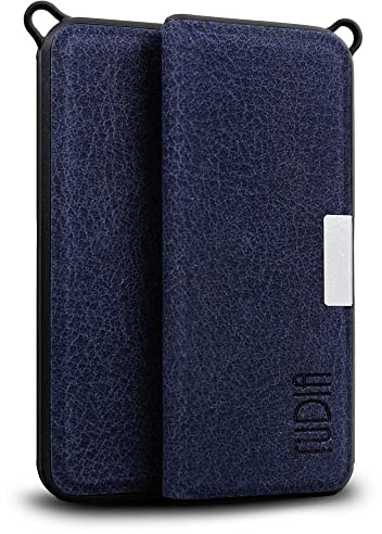 TUDIA Leder Magnetische Ultra Slim Schutzhülle Kompatibel mit KardiaMobile EKG Herzmonitor, KardiaMobile Hülle, KardiaMobile EKG Herzmonitor Schutzhülle (Blau)