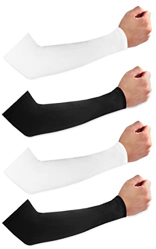 cwdvovy Armstulpen 2 Stück Unisex, Arm Sleeve Atmungsaktiv Anti-UV Arm Warmers für Volleyball, Radfahren, Basketball, Laufen, Outdoorarbeit, Gaming
