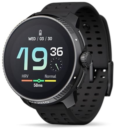 SUUNTO Race Sportuhr - Outdoor Smartwatch, 1,43 Helles AMOLED Display mit Saphirglas, Bequeme Uhrenkrone & Tasten Bedienung, Präzise Zweifrequenz GPS, Lange Akkulaufzeit, 100m Wasserdicht