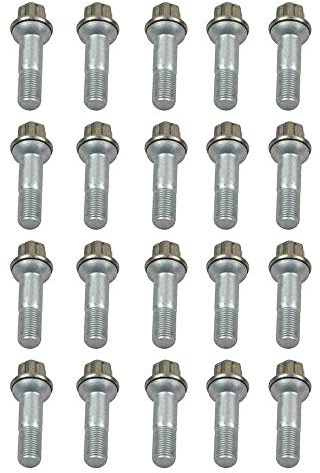 Bisenya 20x Radschraube Radbolzen M14 x 1.5 Ersatz für 0009902207 0009905407 M-Class GLE W166 W164 W251 W221