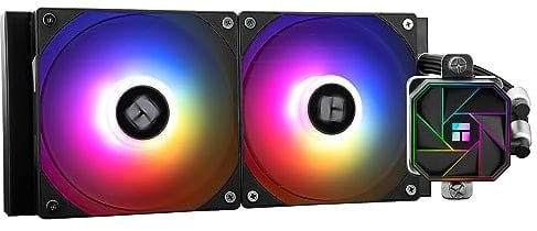 Thermalright AQUA ELITE 240 V3 Flüssig-CPU-Kühler, 240 Kühlreihen, 2 x 120mm PWM-Lüfter, S-FDB-Lager, für AMD/AM4/AM5, Intel LGA1150/1151/1155/1156/1200/2011/1700/1851, Desktop CPU-Kühler AIO