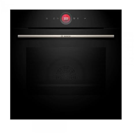 Bosch HBG7741B1 Serie 8 EEK: A+ Einbau-Backofen, 71l, Air Fry, Pyrolyse, Home Connect, digitale Bedienring, schwarz