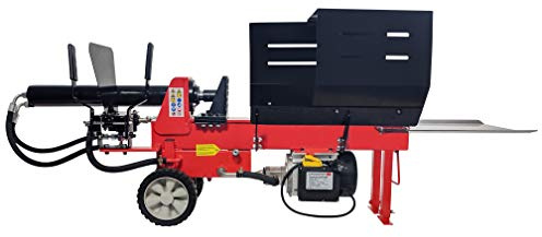 Holzspalter liegend | 8 Tonnen Holzspalter | Elektrisch 230V Holzspalter | Hydraulik Holzspalter | Premium Liegend Holzspalter | CROSSFER® (8 Tonnen (230V))
