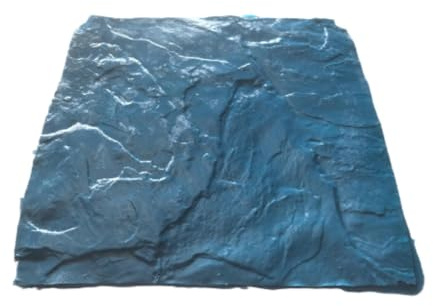 Milageto Betonstempelplatte, Betonmattenstempel, Polyurethan-Steinfliesen-Strukturmatte, nahtlose Betonstrukturmatte, Abdruckwerkzeug DIY-Form für Fliesen, Wände, Wege, Terrasse, 45 x 45 cm