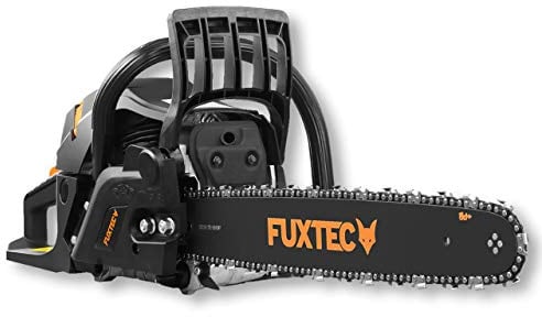 FUXTEC Benzin Kettensäge FX-KS255 – Motorsäge 2,3kw 54ccm Hubraum & EASY-Start – Schwertlänge 52cm inkl. Schwertschutz & Tragetasche