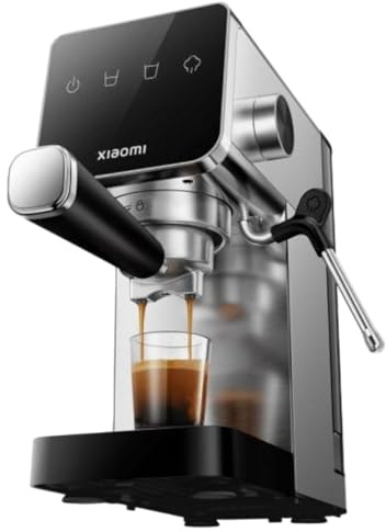 XIAOMI Halbautomatische Espressomaschine, 20 Bar Pumpe, 0,9 l Tank, kompaktes Design, 1350 W
