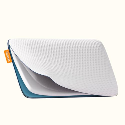 Emma Premium Stützkissen 70x40 – Ergonomisches Nackenkissen mit Thermosync Technologie – Kühlendes Memory Foam Kopfkissen, Höhenverstellbar für Seiten-, Rücken- & Bauchschläfer – Waschbarer Bezug
