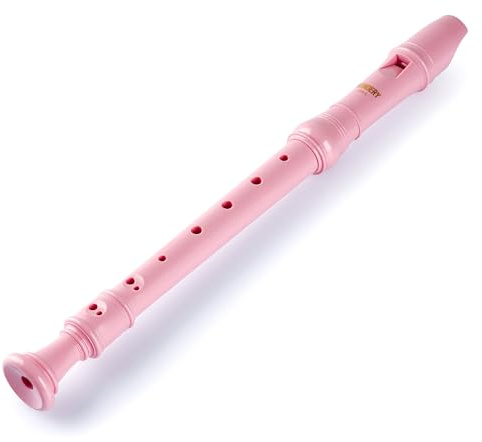 Sondery Sopran Recorder Instrument Deutsch Fingersatz Durable Anfänger Recorder Einfach zu spielen Kunststoff Körper Inklusive Finger Karte Tragetasche