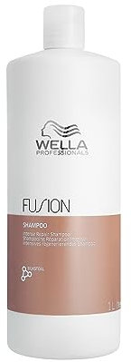Wella Professionals – Wella Fusion Intense Repair Shampoo – Tiefenreinigungsshampoo – Haarpflege für kaputtes Haar – Haarshampoo für bessere Kämmbarkeit – 1 L