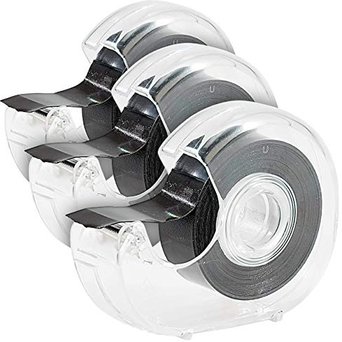 Your Design Magnetband: 3er-Set Magnet-Klebeband, je 5 m (Magnetband zum Kleben, Magnet Streifen, Schlüsselbrett)