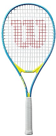 Wilson Ultra Power 25 besaitet 235g Tennisschläger Kinderschläger Schwarz - Grau