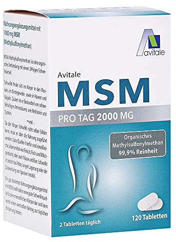Avitale MSM 2000mg Filmtabletten, 168 g
