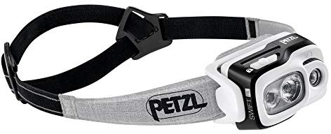 PETZL - Stirnlampe SWIFT RL - Unisex, Schwarz, Einheitsgröße, Wiederaufladbar