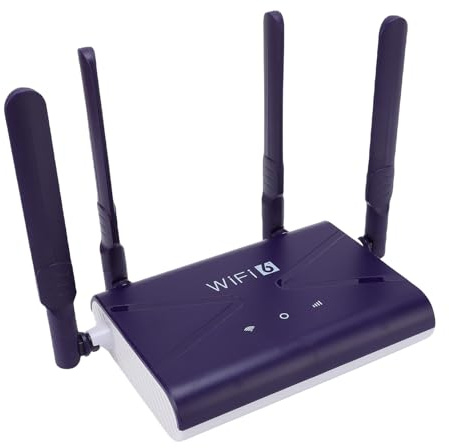 WiFi 6 -Router, 4G CPE -Router, LTE Wireless Router mit SIM -Kartensteckplatz, 300 Mbit/s Entsperrte Drahtlose Mobile WiFi -Hotspot, Support 32 Geräte