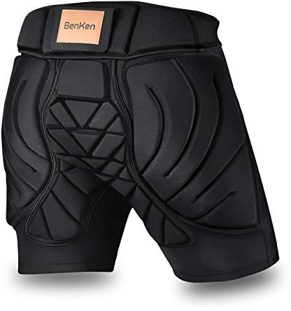BenKen Skiing Protective Padded Shorts Hosen Frauen Männer 3D-Schutz Hip Butt Guard Pad Atmungsaktive Schlagfestigkeit für Snowboarden