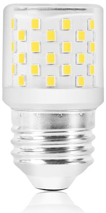KUNKA 50W Äquivalent E26 LED Glühbirnen, G50 Edison lamps, 5W A19 LED Glühbirne Medium Sockel, E27 E26 Schraubsockel Universal für Kühlschrank, Kronleuchter, Deckenventilator (1Stück Warmweiss 3000k)