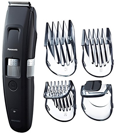 Panasonic ER-GB96 Bartschneider, 58 Längeneinstellungen 0,5-30mm, Hochdrehmotor, 4 Aufsätze, Detailschneider, IPX7 Waschbar, 50 Min Kabellos