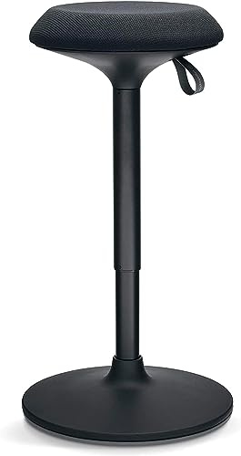 Ergotopia® Dykó ergonomischer Bürohocker - ergonomischer Sitzhocker mit Schwingeffekt - Sitzhöhe höhenverstellbar 56-83 cm - 360° drehbarer Hocker mit dynamischem Standfuß