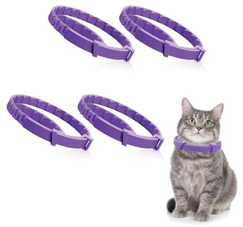Beruhigendes Halsband Katzen Verstellbar Anti Stress Angst Hund | Beruhigungsmittel Lindert, Katze und Hunden, entspannende Wirkung, dauerhaft Duftstoff, Pheromon, sicher, komfortabel