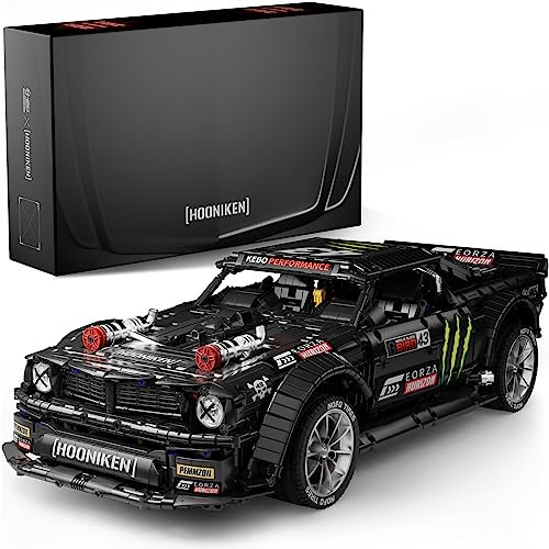Nifeliz HOONIKEN Technical Auto-Modellbausatz, Sportwagen Klemmbausteine für Erwachsene, Supercar Sammler-Set für Autoliebhaber und Fans von Muscle Cars (3141 Teile)