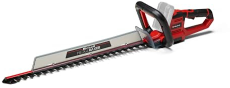 Einhell Akku-Heckenschere GE-CH 18/60 Li-Solo | PXC | 18 V | 60 cm Schnittlänge | 22 mm Zahnabstand | drehbarer Handgriff | Schnittgutsammler | ohne Akku