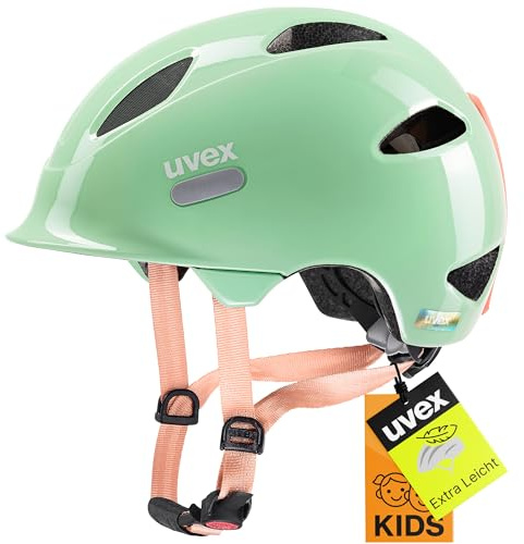 uvex OYO - Leichter Fahrradhelm für Kinder - intergierter Seitenschutz - erweiterbar mit LED-Licht