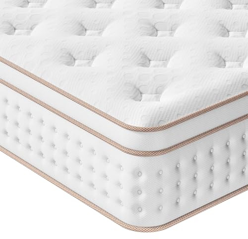 Vesgantti Matratze 160x200 Taschenfederkernmatratze 30 cm hoch, H3 Orthopädische Federkernmatratze, ÖkoTex Zertifiziert, Federkernmatratze Rollmatratze Mittelfest