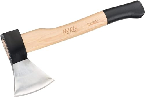 HAZET Handbeil, 600 g 2132-600, Rutschfestes Griffende | 830 g, Spalten von Anfeuerholz und Abtrennen kleinerer Äste, Rutschfestes Griffende, Länge (Stiel): 360 mm