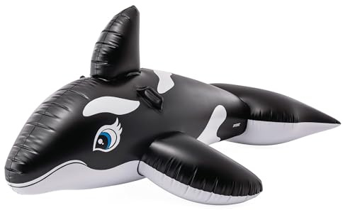 Intex 58561NP - Aufblasbares Reittier Orca, Vinyl, Mehrfarbig, 193x119 cm