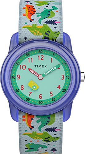 Timex Time Machines T89022 Kinder-Armbanduhr, elastisches Gewebeband