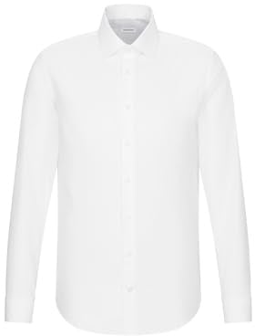 Seidensticker Herren Business-Hemd - Slim Fit - Bügelfrei - Kent Kragen - Langarm - Baumwolle